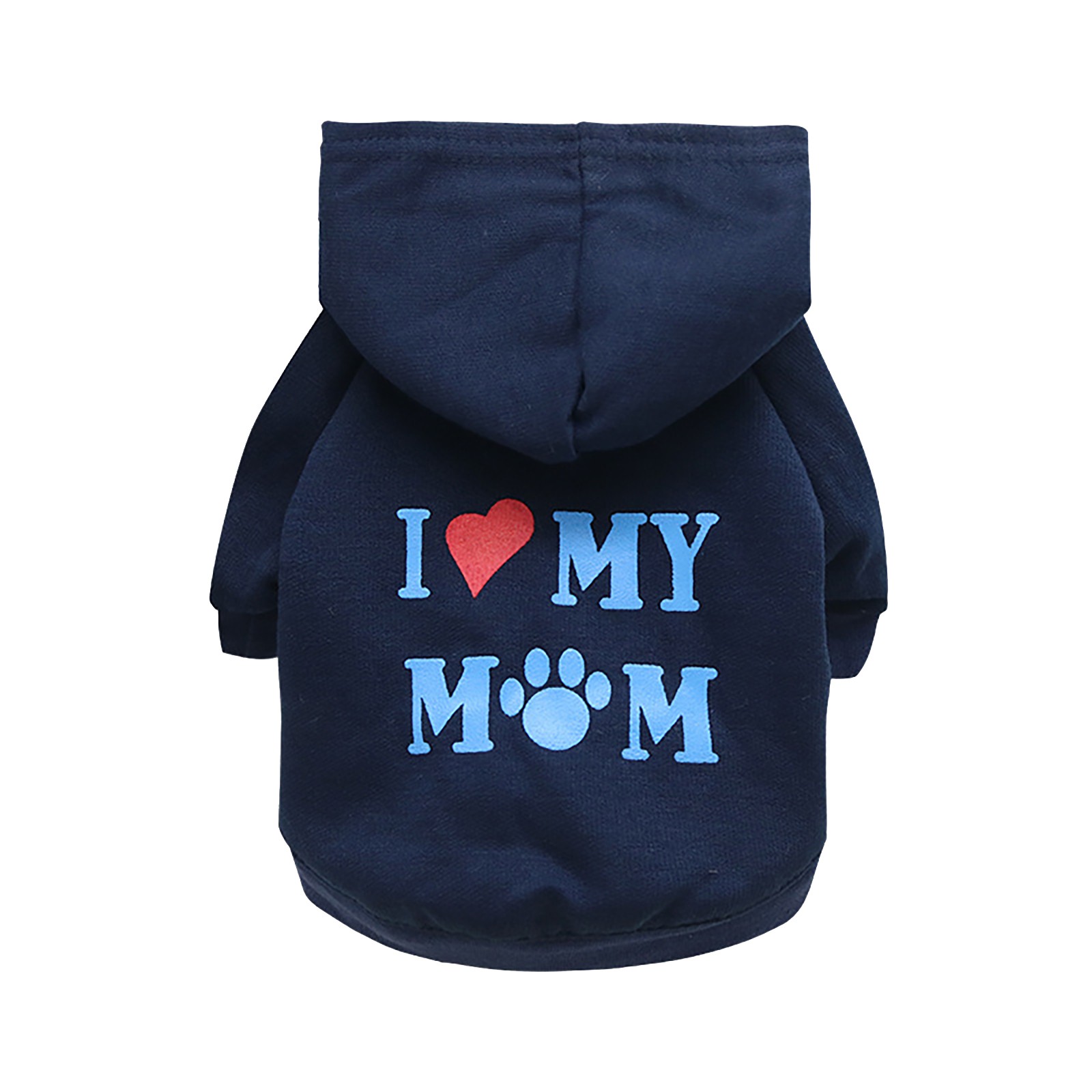 thumbnail image 2 of Camiseta de algodón para mascotas - Sudadera con capucha, cuello redondo y para todas las estaciones - Ropa con estilo para perros pequeños y cachorros, 2 of 2